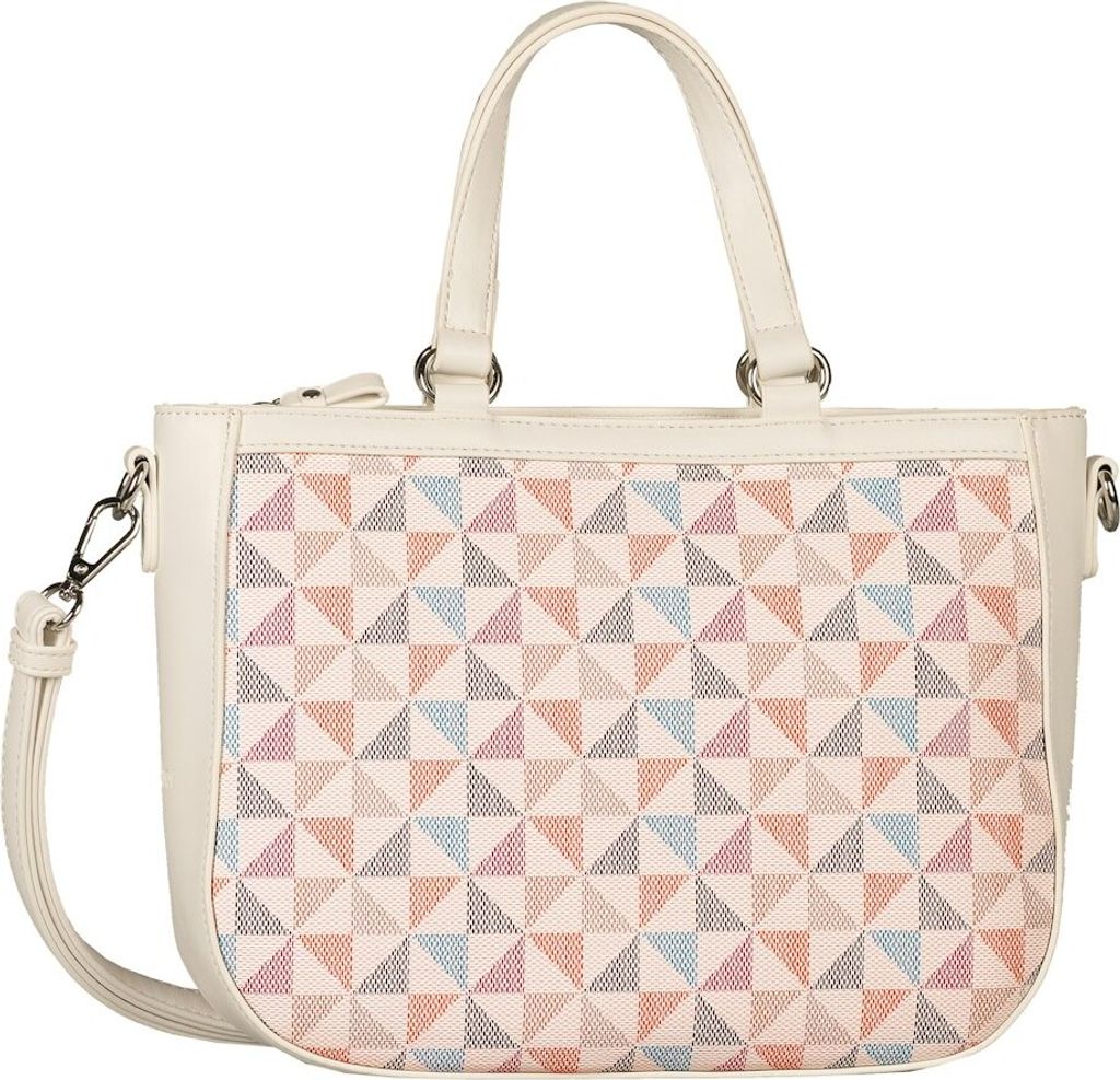 Gabor Handtaschen Meria, Zip shopper M, printed rose, Rosa