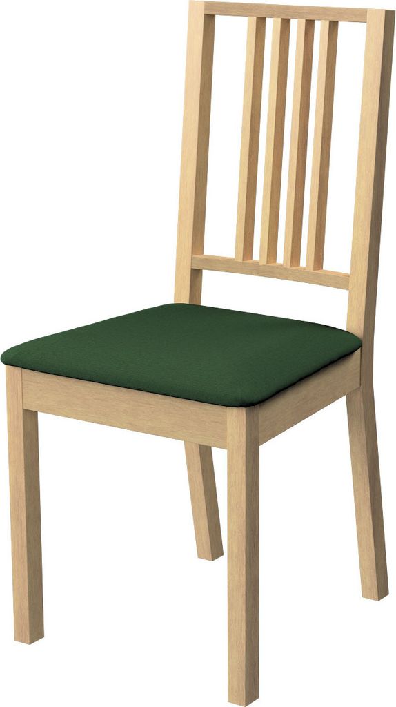 Dekoria Börje Sitzbezug, dunkelgrün, Stuhlbezug Börje