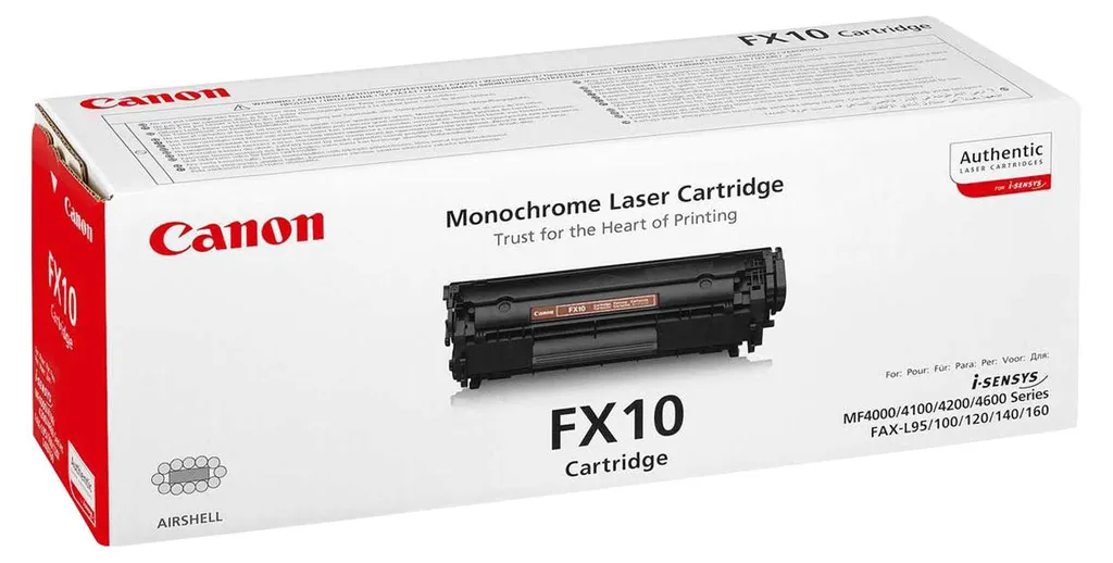 Consommable Canon FX-10 noir pour impression de documents de bureau