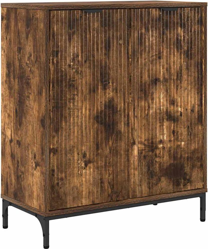 Sideboard Geräucherte Eiche 69,5 x 33 x 82 cm Holzwerkstoff