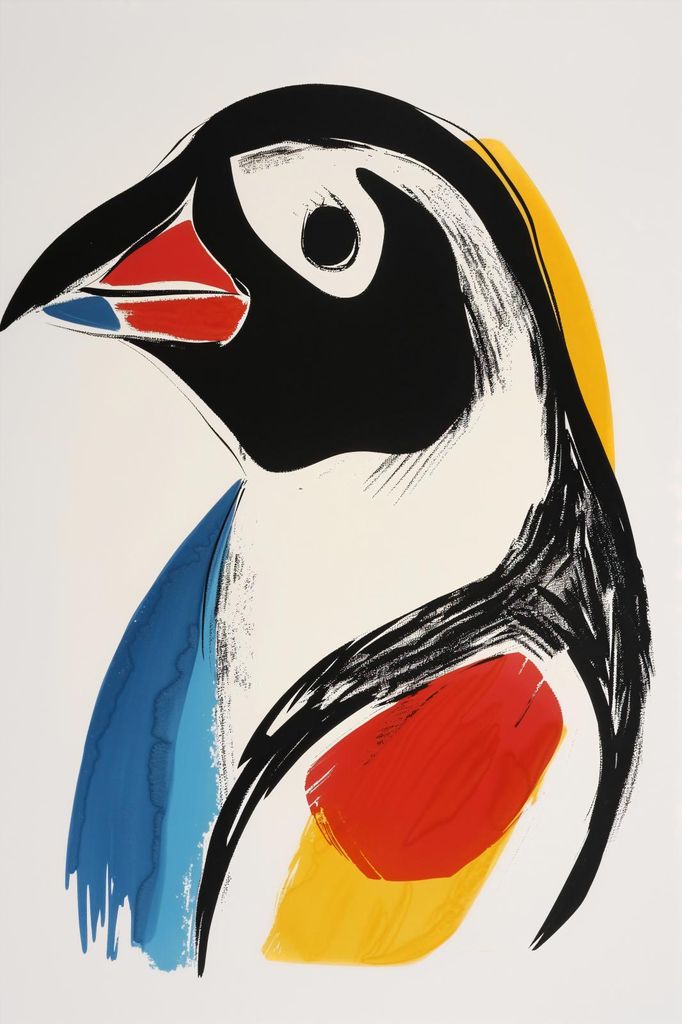 Plakat 20x30cm Vogelporträt