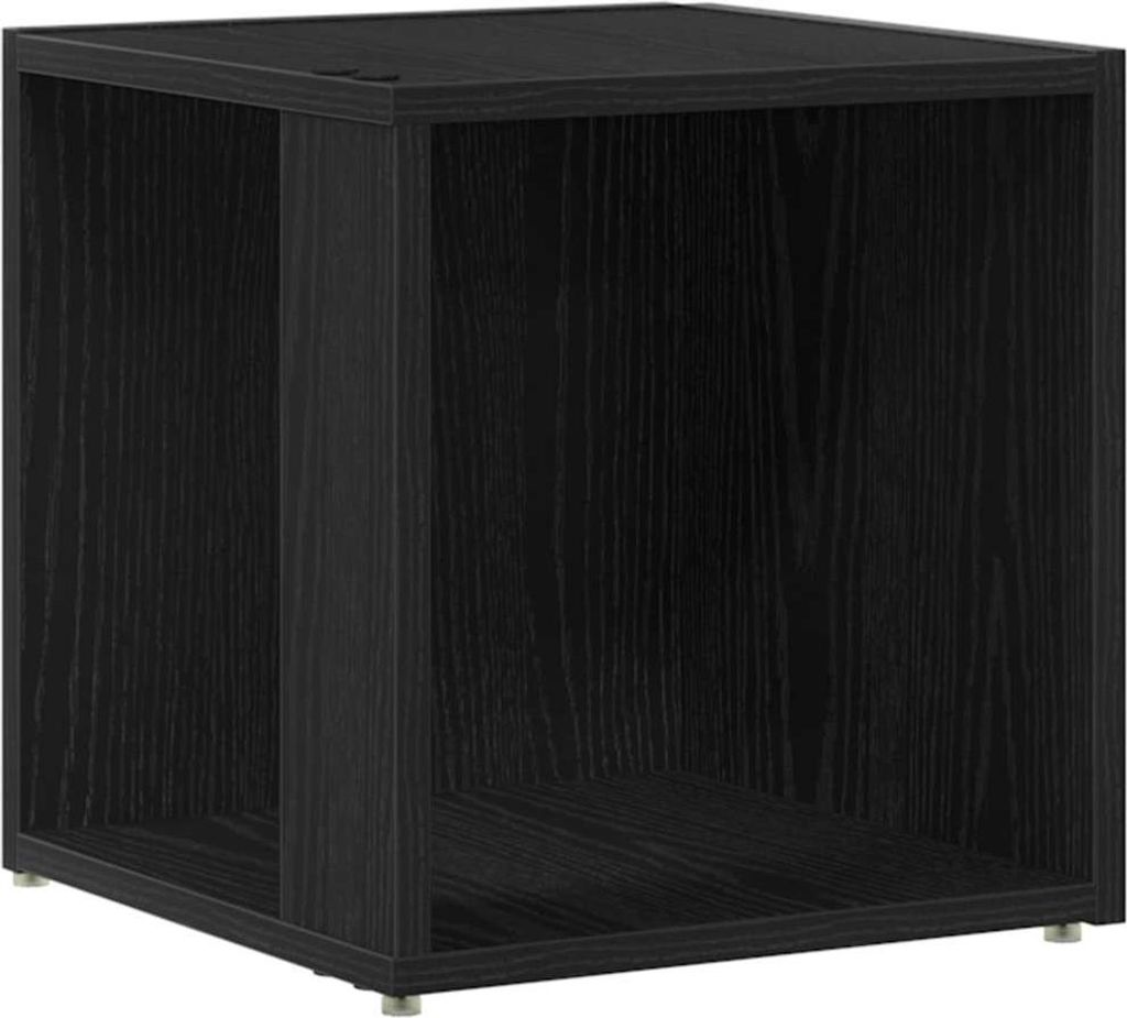 SYFAX Eckregale Schwarz Eichen-Optik 33 x 33 x 34,5 cm Holzwerkstoff