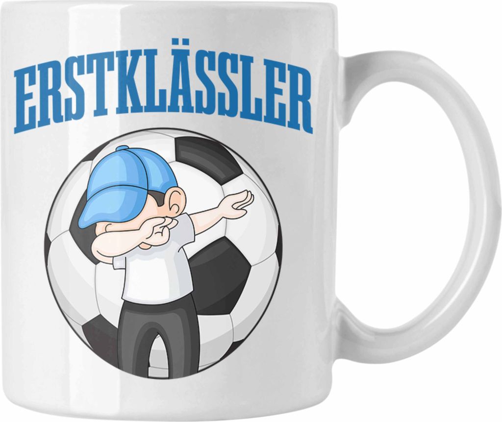 Trendation - Einschulung Junge Geschenk für Schultüte Füllung Tasse Schulstart 1. Schultag Schuleinführung Schulanfang Geschenkidee Schulkind J...