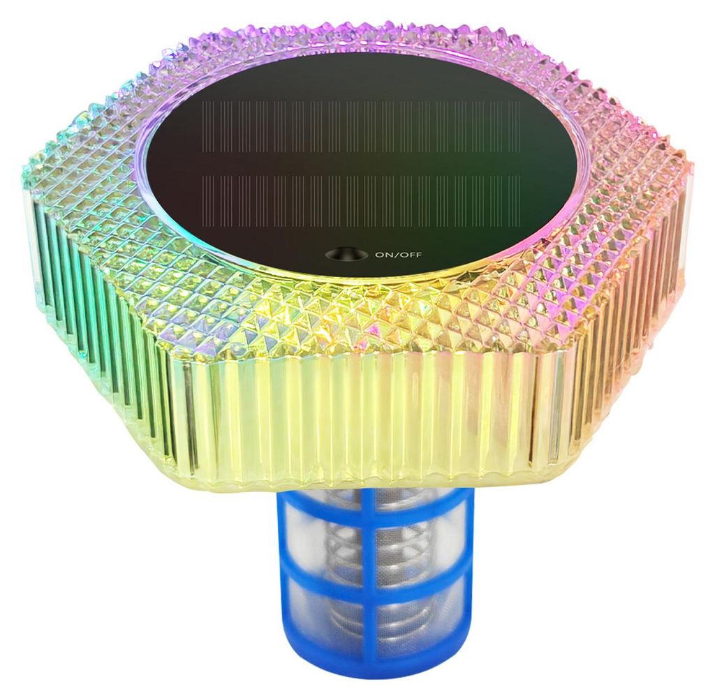 Solar Pool Ionizer RGB Color Changing Lights Solar Powered Produktbild 