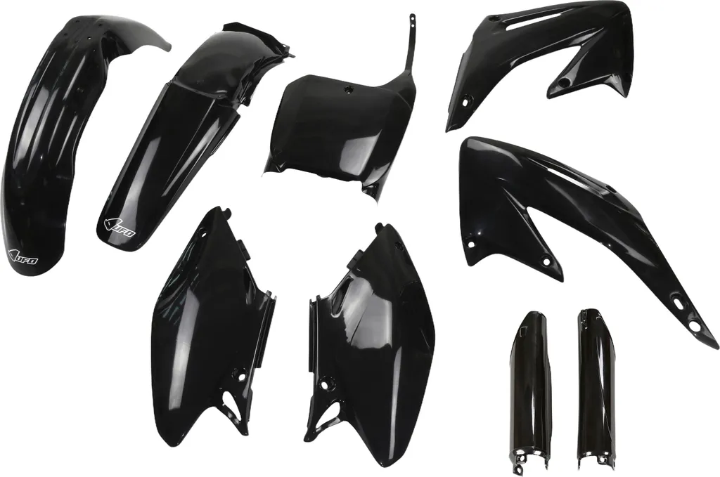 Plastiques et protections UFO Honda CR 125 noir ultra résistant