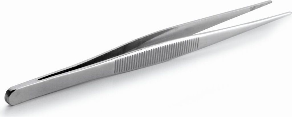 Kochpinzette 21 cm gerade Edelstahl