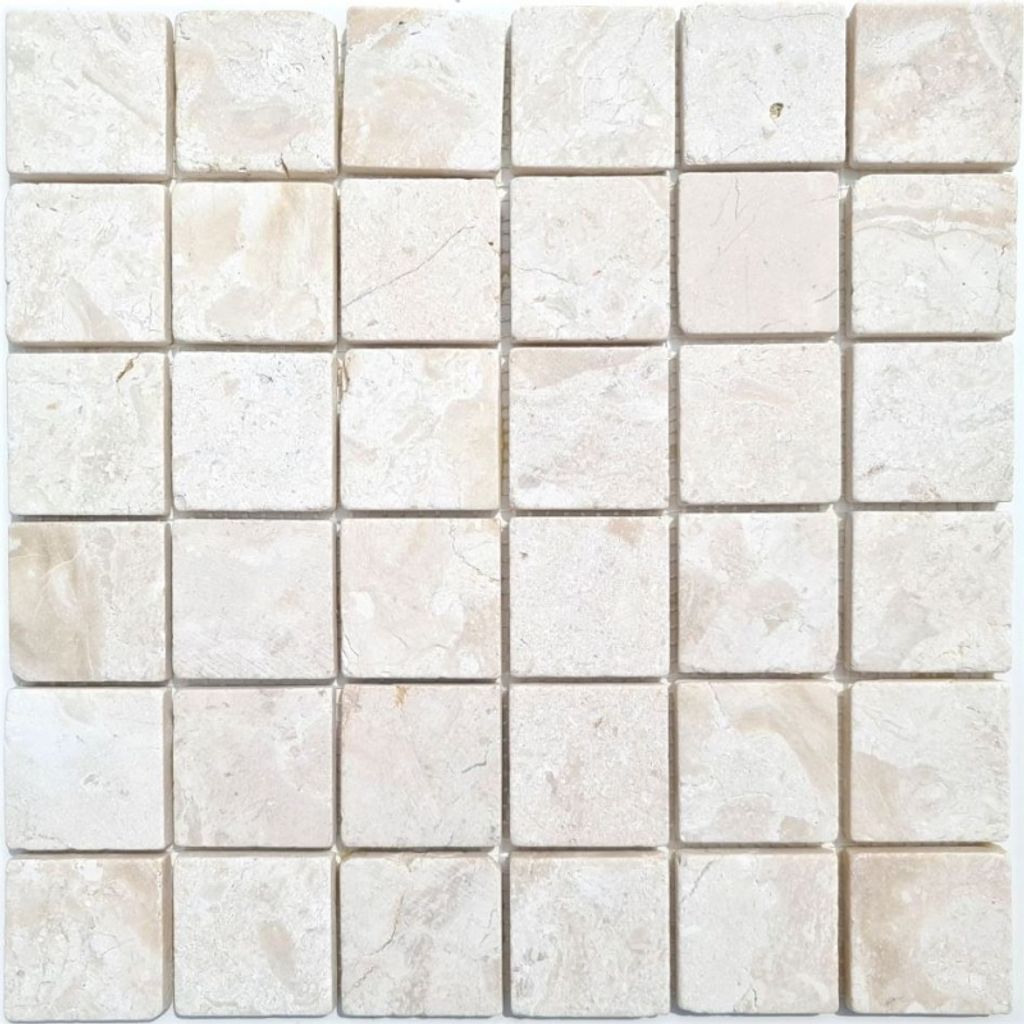 Mosaikfliese Marmor Mosaik THUMBNAIL weiß Küche Badezimmer Produktbild 