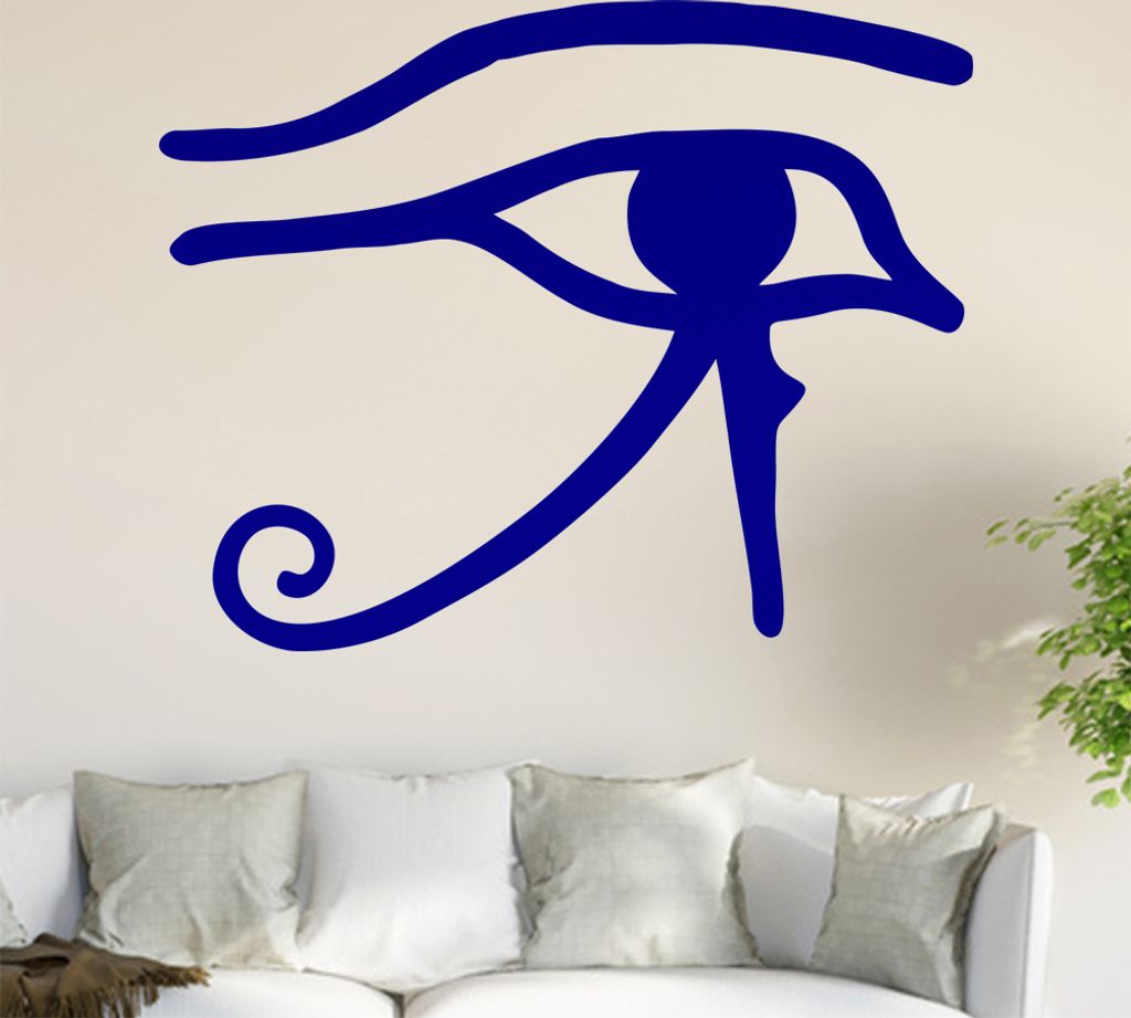 Re - Auge des Re - Aton Wandtattoo in 6 Größen - Wandaufkleber Wall Sticker - Dekoration, Küche, Wohnzimmer, Schlafzimmer, Badezimmer