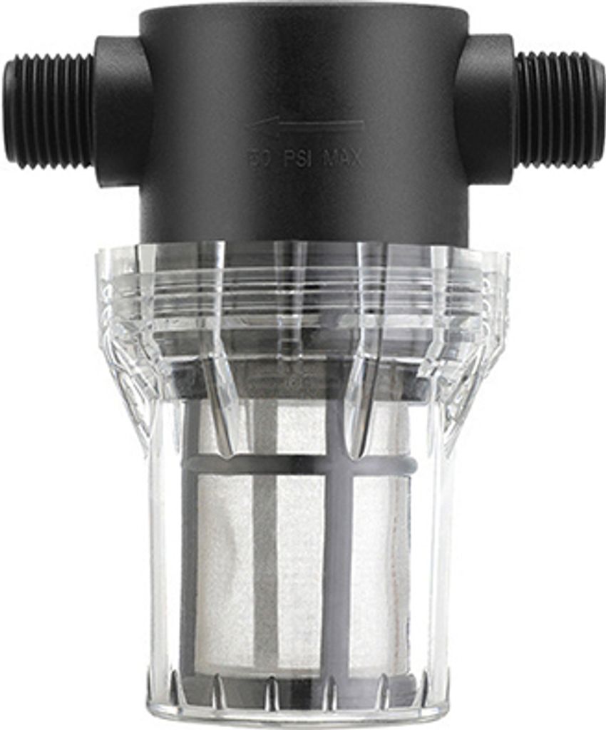 INF Hochleistungs-Netzfilter - 1/2" Außengewinde Wasserfilter 100 Maschen