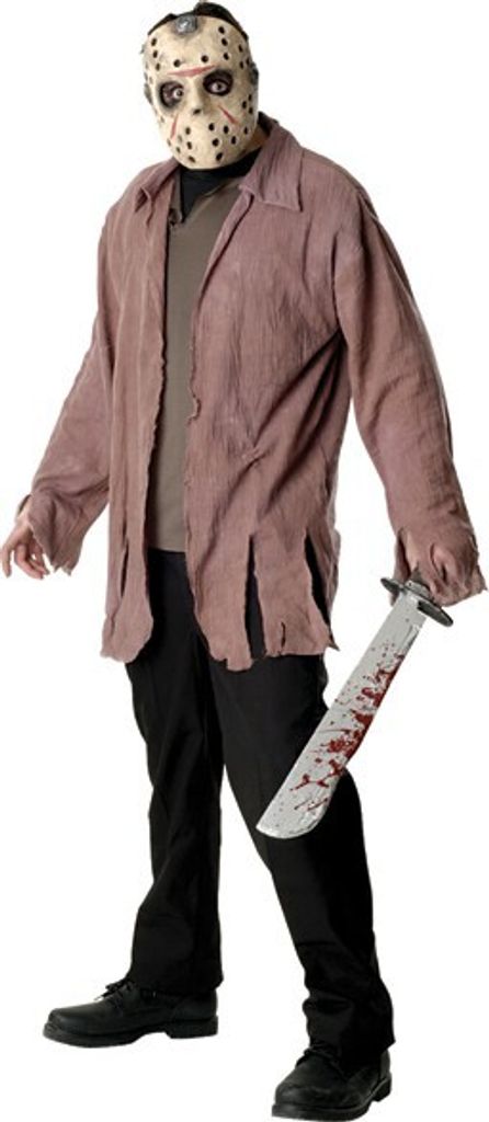 Kostüm Jason Friday 13th Halloween Horror Film, Groesse:XL