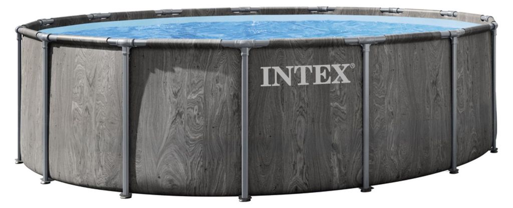 INTEX 26742GS - Greywood Prism Frame Pool (457x122cm) Produktbild 