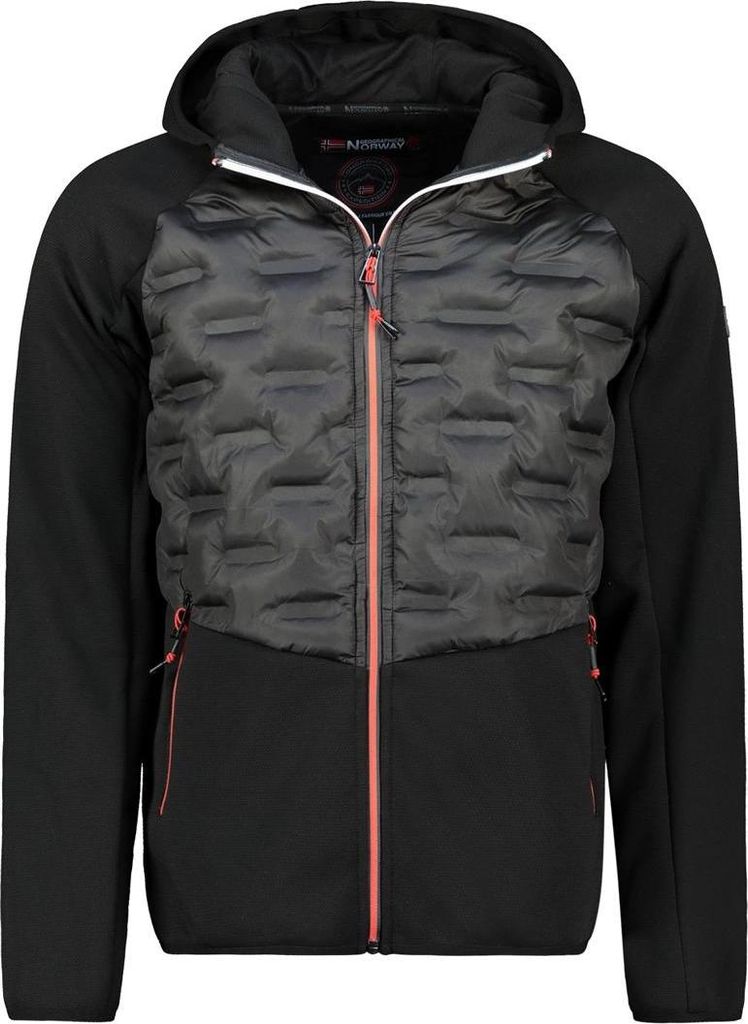 Geographical Norway Herren Daunenjacke Schwarz WZ8644H/GN-NOIR Grösse S
