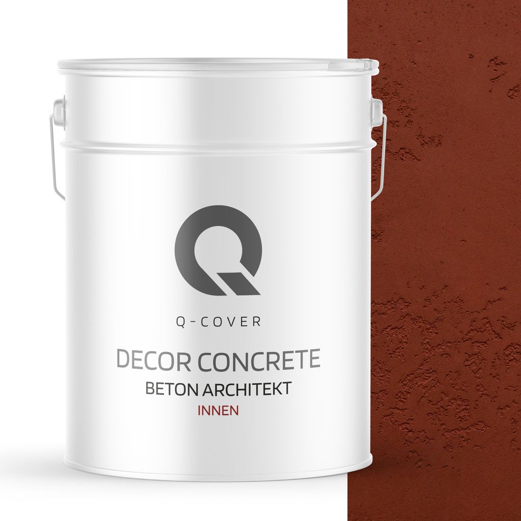 Beton Architekt 15 Kg 10 m2 Alte Ziegel 15 kg | Dekorativerputz | Kellepnputz | Gebrauchsfertige | Betonmasse Betonoptik Dekoratives Beton Innen