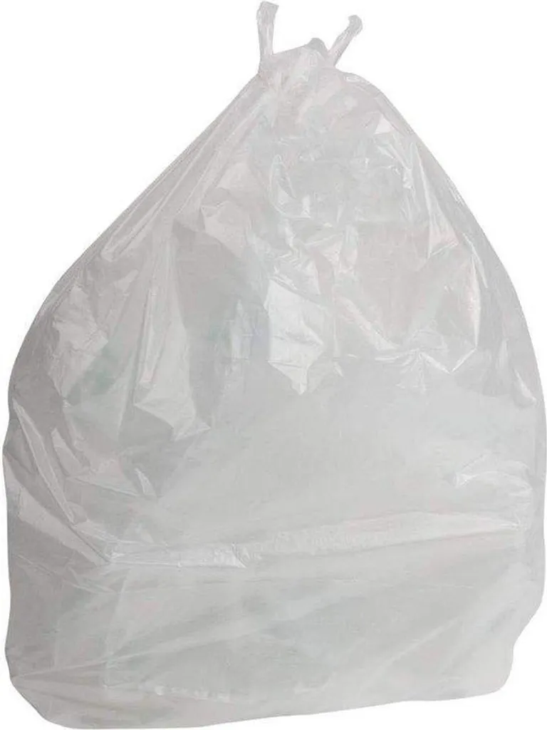 Sacs blancs pour poubelles de bureau ou cuisine - 1000 pièces
