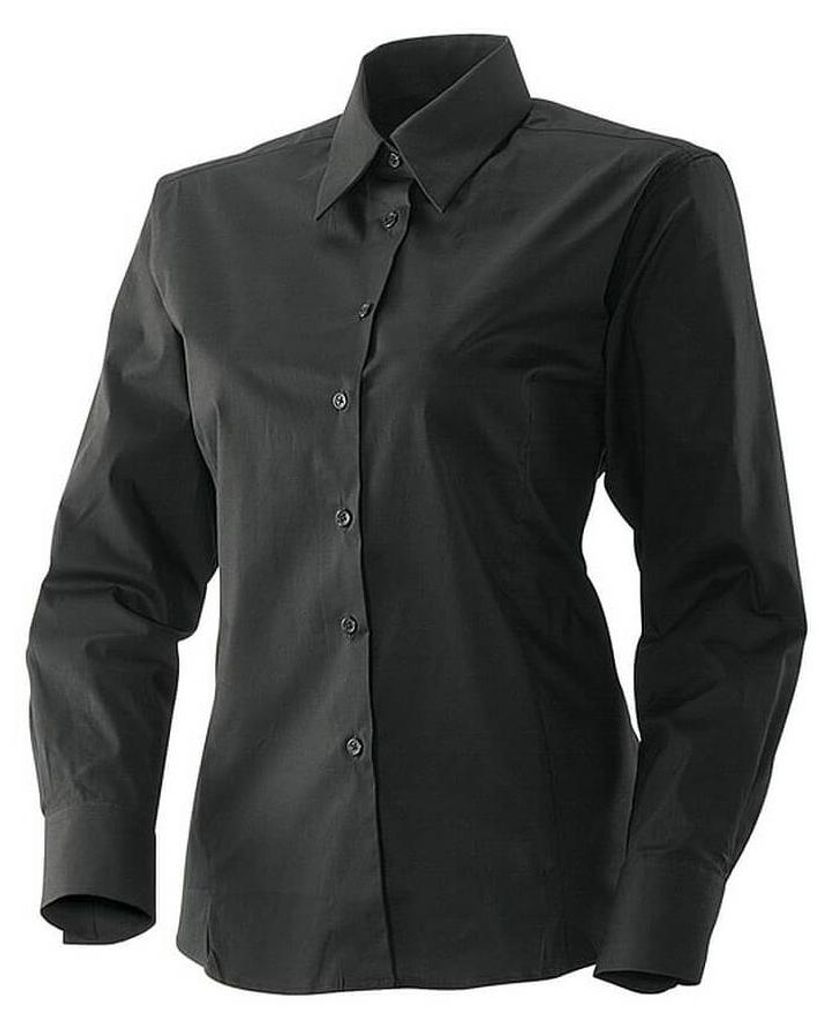 Damen Bluse langarm, schwarz, Größe 48 Produktbild 