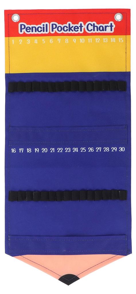 Stiftehalter-Tasche für Klassenzimmer, Stiftehalter-Wandtasche für Kinder, Lehrer, Schulaufbewahrung