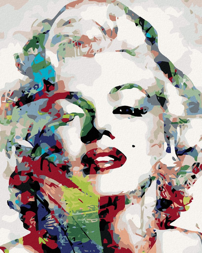 Diamondi - Diamond painting - MARILYN MONROE, 40X50 cm, ohne Keilrahmen