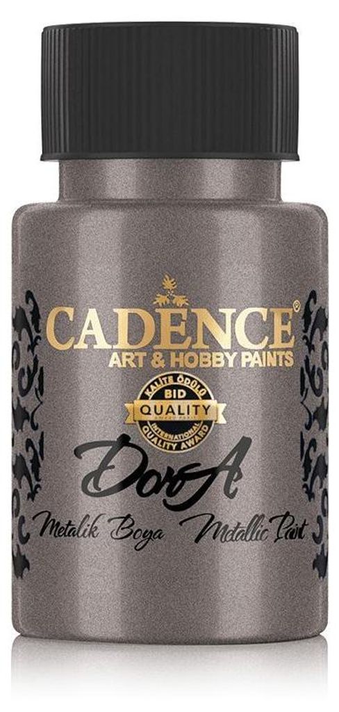 Cadence - Metallic Acrylfarbe - Dora - 50ml Anthrazit