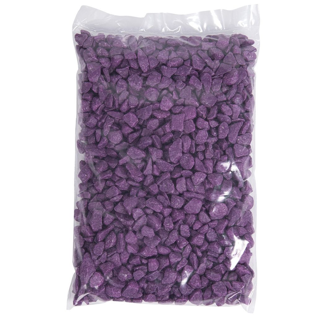 Dekosteine Farbsteine 9-13mm - 1kg Bunte Steine AUBERGINE
