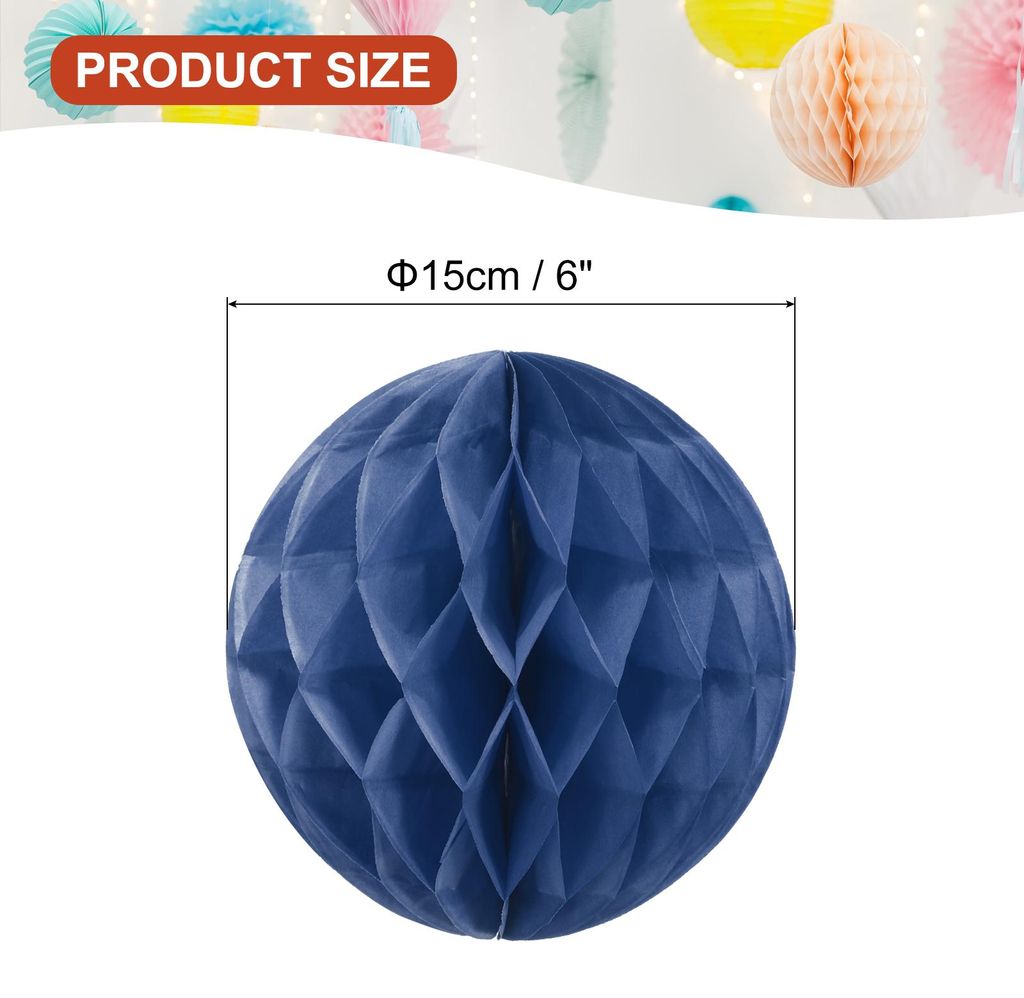 10 Stš¹ck 15 cm Pompons Deko, Tissue Paper, Pom Poms Blumenb?lle, Papierblumen, H?ngende Papierblumenb?lle, Dekoration fš¹r Party Hochzeit Hint...