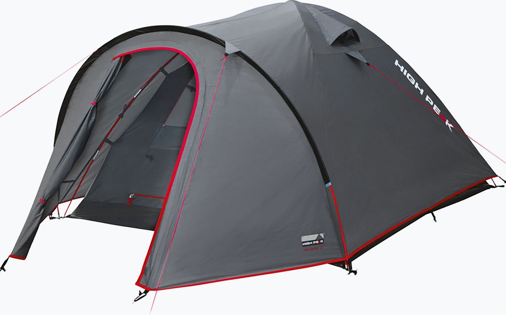 High Peak Nevada 4 grey-red 4-person tent 10207