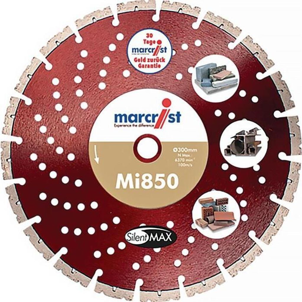 Marcrist Diamanttrennscheibe MI850 230mm für Beton und Produktbild 