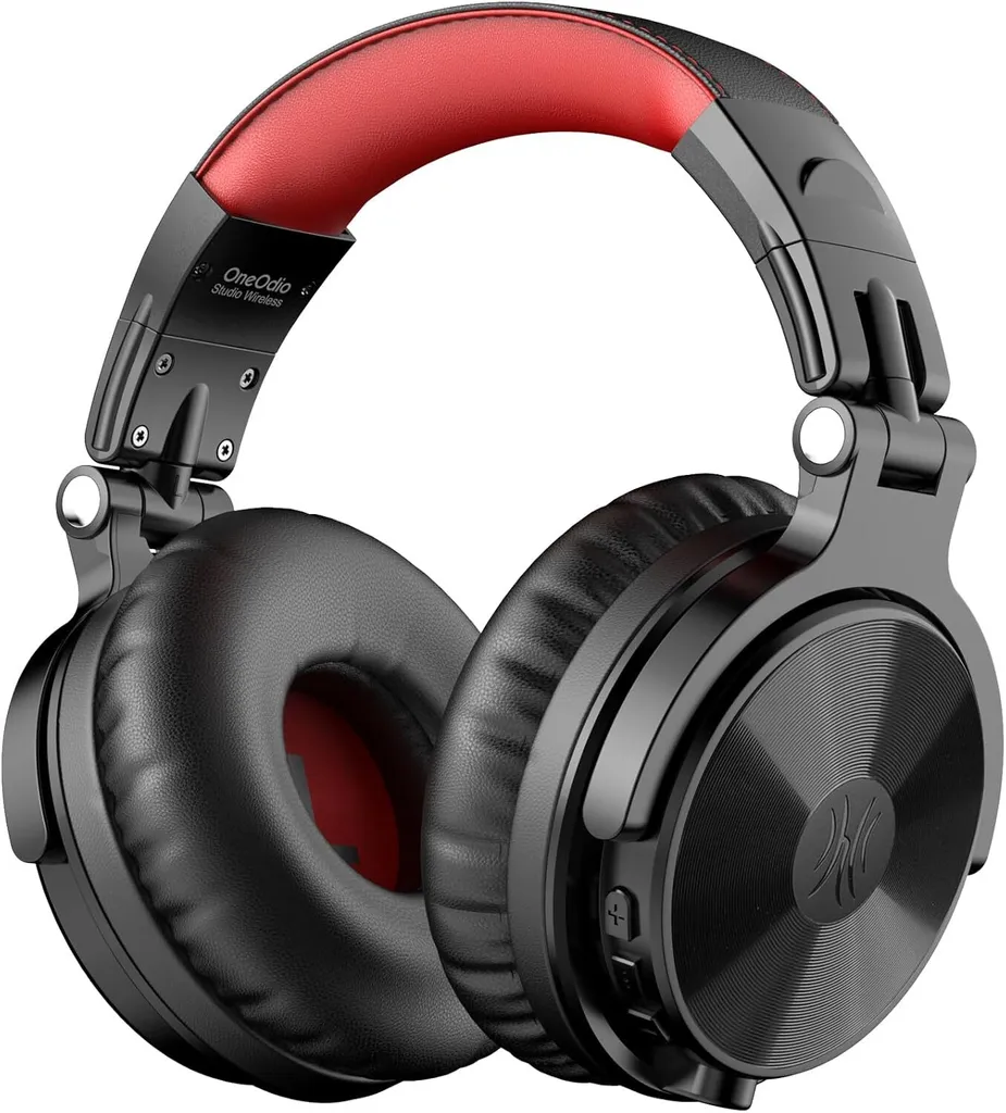Cuffie Bluetooth senza fili con driver da 50 mm, cuffie stereo HiFi pieghevoli senza fili con microfono [fino a 110 ore e BT 5.2]