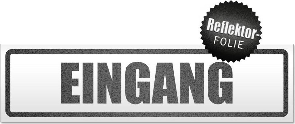 Eingang Magnetschild Schild magnetisch