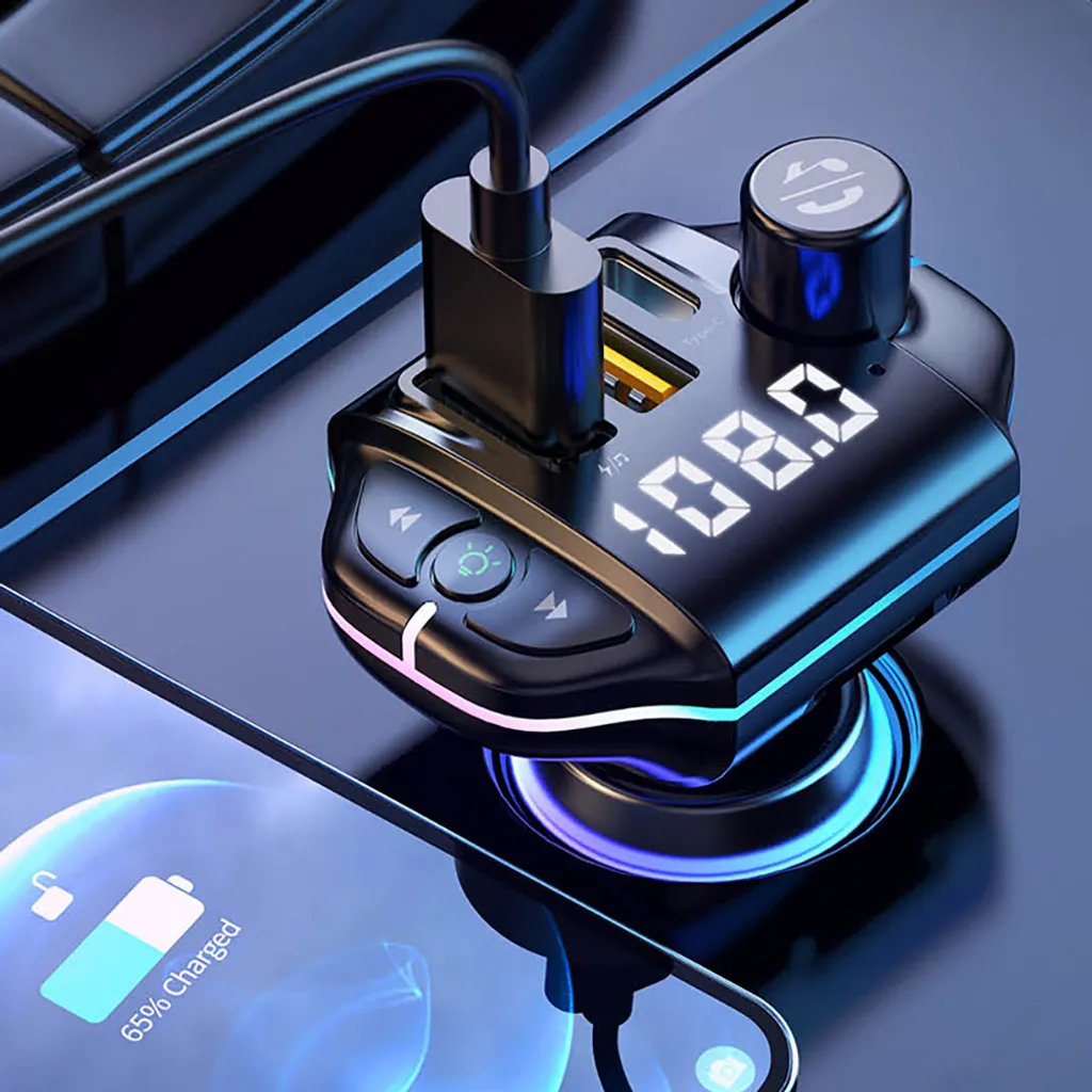 Kit Bluetooth Auto A10 - Trasmettitore FM e Vivavoce Integrato - 3