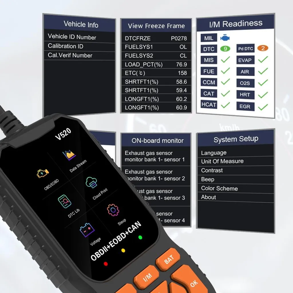 Scanner de Diagnostic Automobile INF pour Effacement Code Défaut - 3