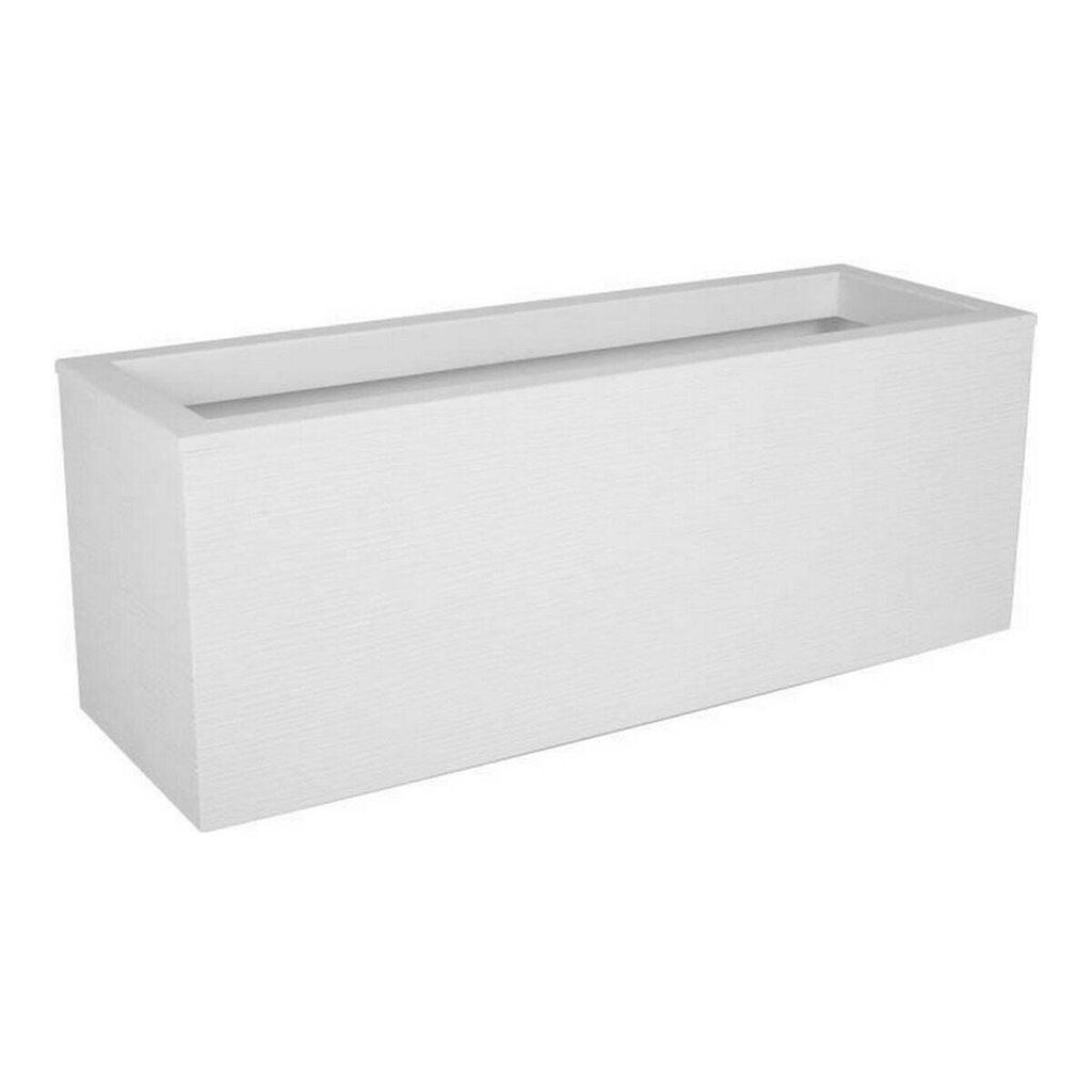 EDA PLASTIQUE Balconniere Graphit Up - 25 L -- 59 x 19,5 x 22,8 cm - - White limed
