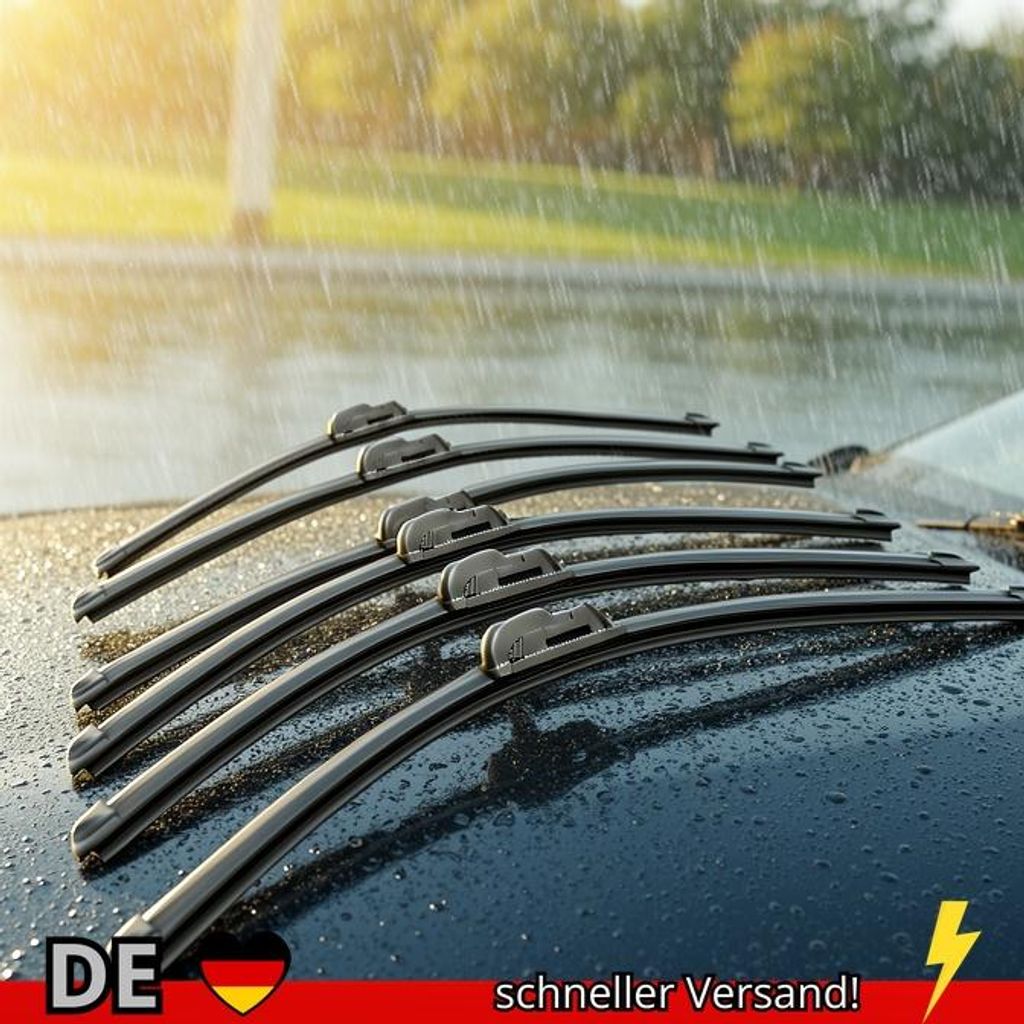 1PC Auto Scheibenwischerblätter Haken Universal Weiche Gummi Rahmenlose