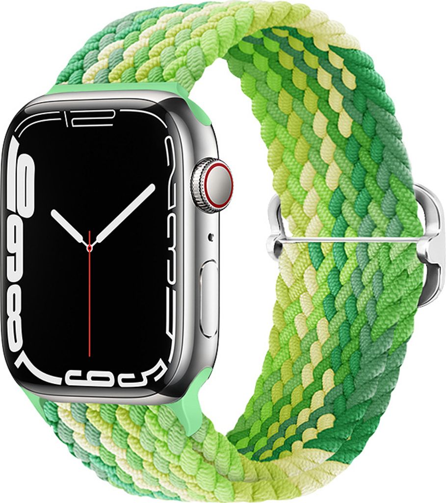 BStrap Elastic Nylon Armband für Apple Watch 38/40/41mm, lime