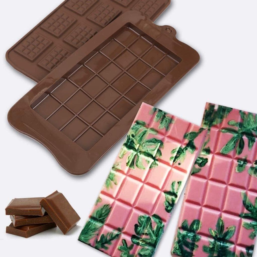 GKA 2 Stück Silikon Schokoladenform für Schokoladentafel Produktbild 3