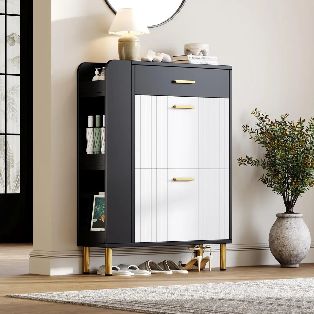 Armoire chaussures Merax : fini le désordre dans l'entrée avec style