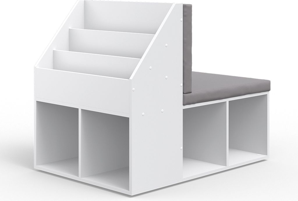 Vicco Kinderregal Onix, 97.1 x 78.4 cm, Weiß Produktbild 1