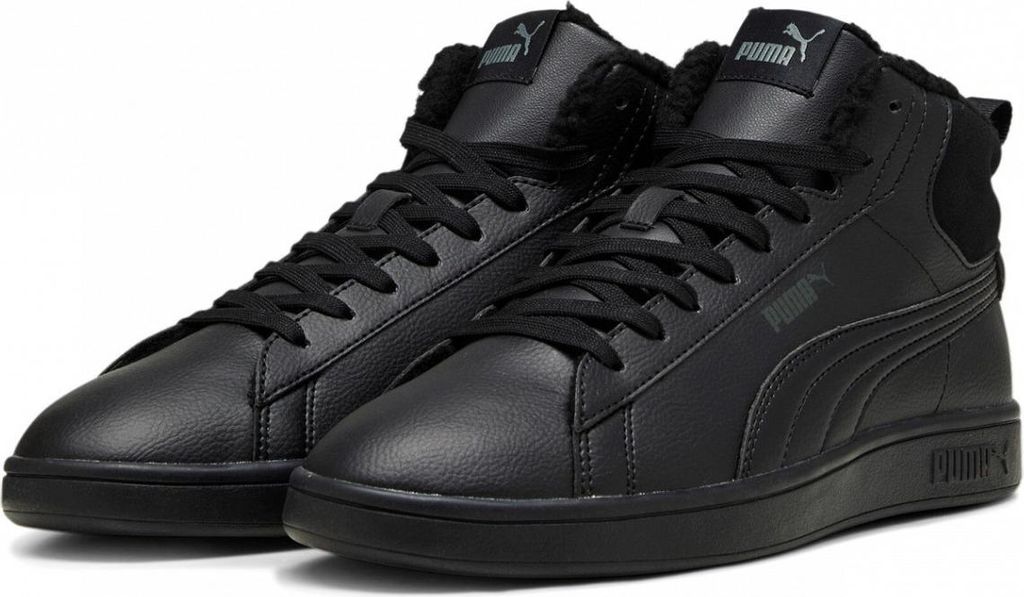Puma Damen High-Top-Sneaker gefüttert Schwarz UK