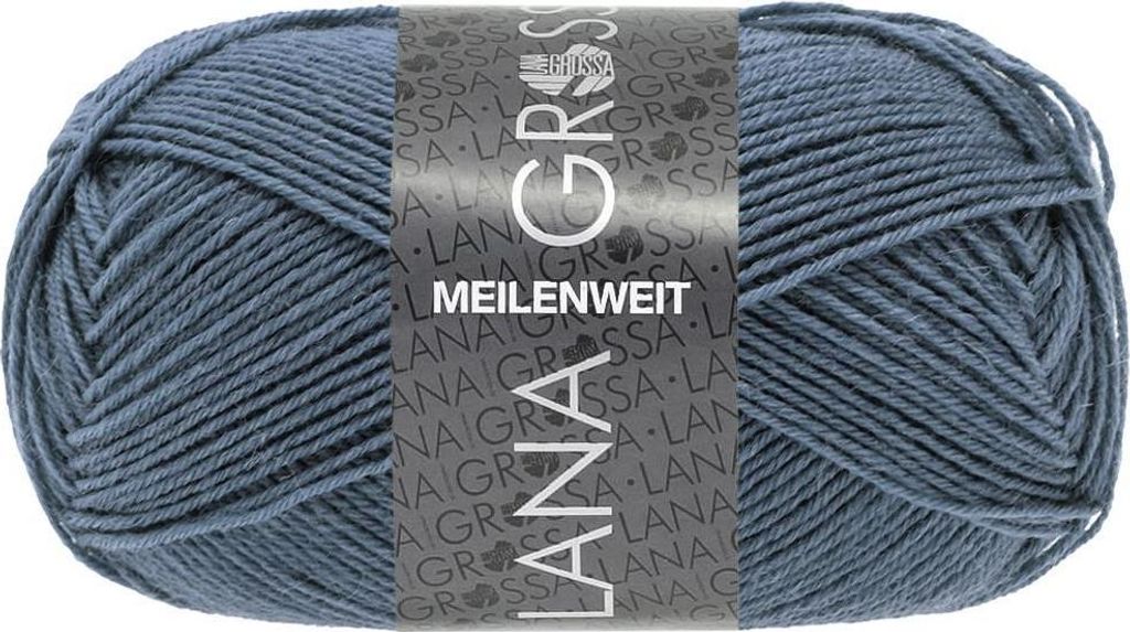 Lana Grossa - Meilenweit 4-fach 50g 1415 jeansblau Produktbild 