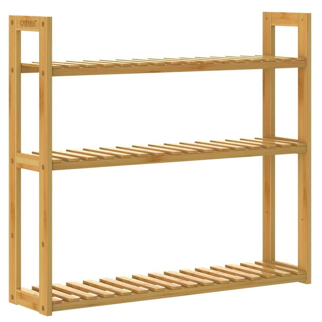 Casaria Scaffale da bagno Mobiletto bamboo bagno 3 Ripiani Immagine del prodotto 