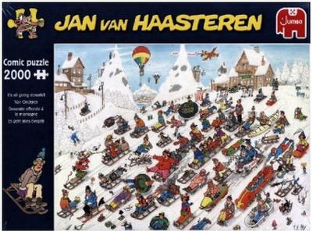 Jan van Haasteren - Es geht nur bergab - 2000 Teile