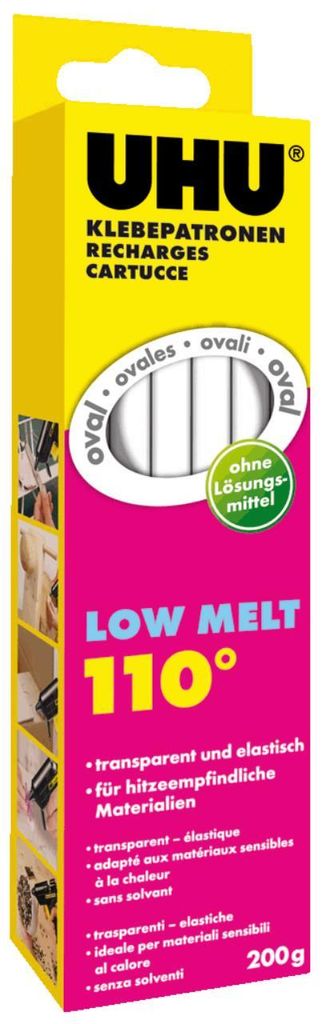 UHU Wkłady klejowe Low Melt 110C przezroczysty elastyczny Zdjęcie produktu 