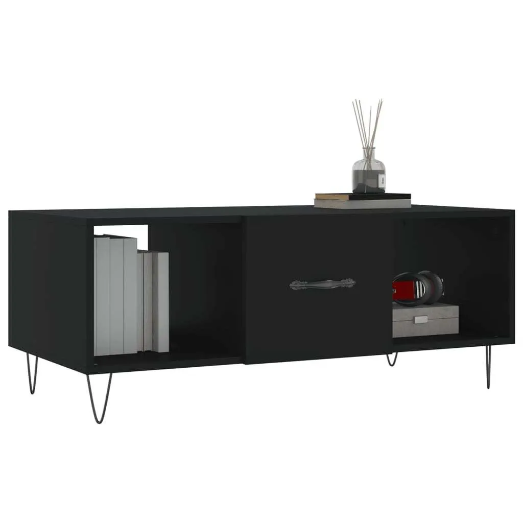 Offerta Tavolino Salotto Nero 102x50x40 - Prezzo Outlet Mobili - 3