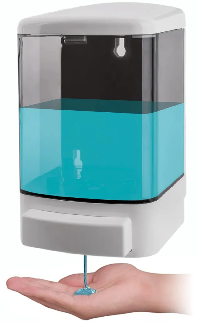 Distributeur de savon liquide mural 1L format hôtel pour shampoing