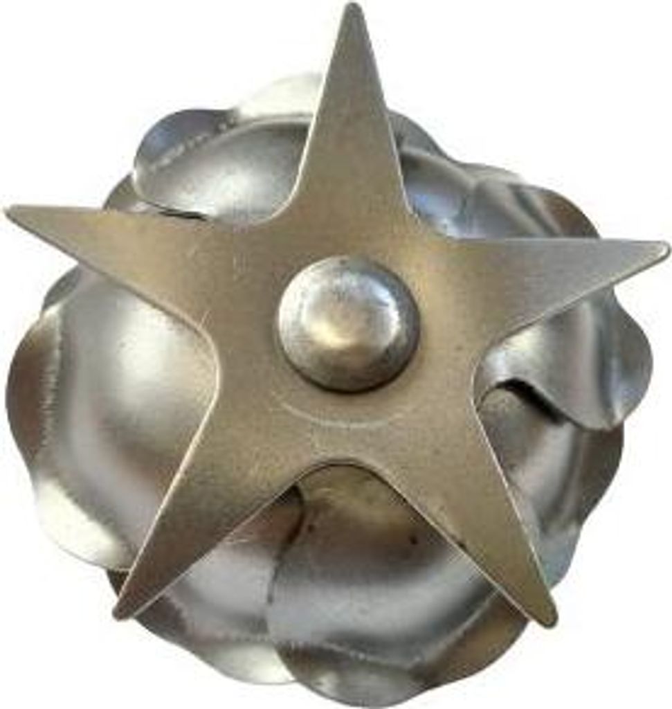 LogistSystem - Rose schmiedeeisen Zierblume aus Stahl - Gartendeko - Rose aus Metall - Gartendeko - Wohnungsdeko - Weihnachtsdeko Outdoor Metall St...