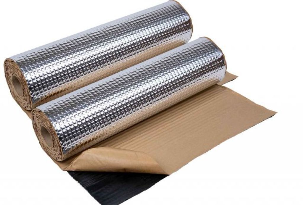 AD Universal Alubutyl 2 x 50 x 4 Meter = 4m² Alb Geräuschdämmung PKW LKW Wohnmobile Anhänger Verkleidung