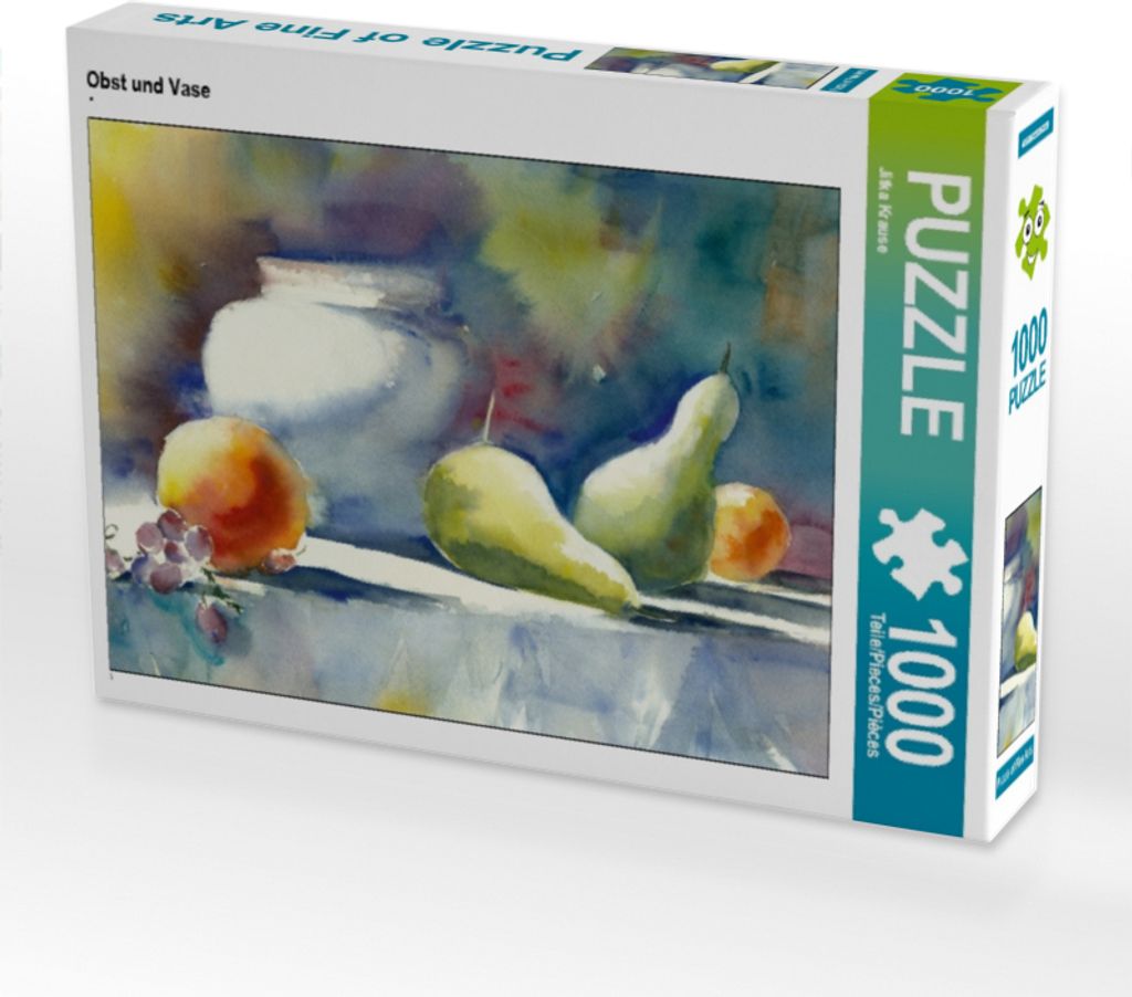 Calvendo Obst und Vase 1000 Teile Puzzle quer 640x480mm, Krause Jitka; 7280861