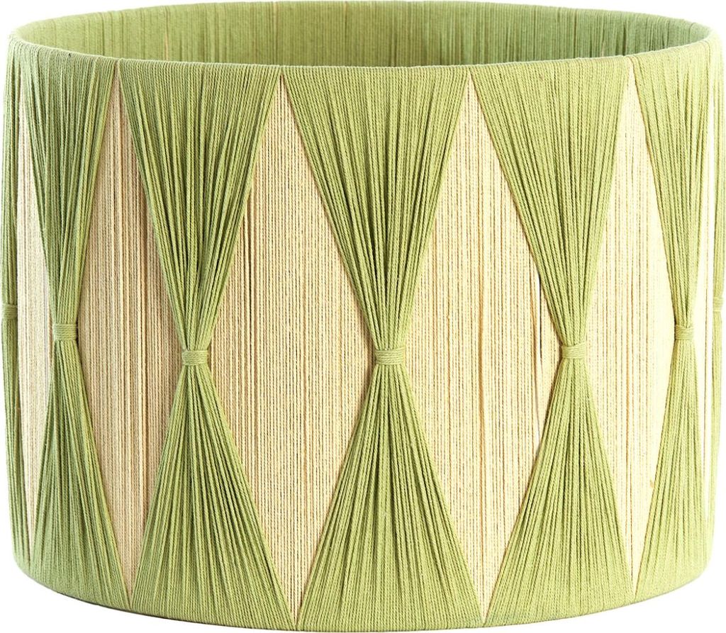 Light & Living - lampenschirm - Hannah - grün - textil - Ø 40cm - E27 - 2240621