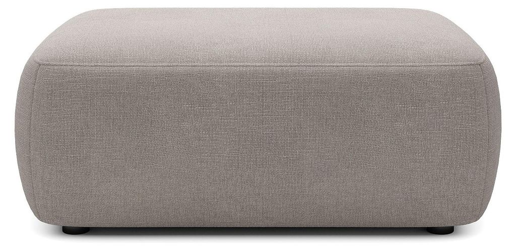 Sitzkissen aus strukturiertem Stoff in Taupe DAVISO
