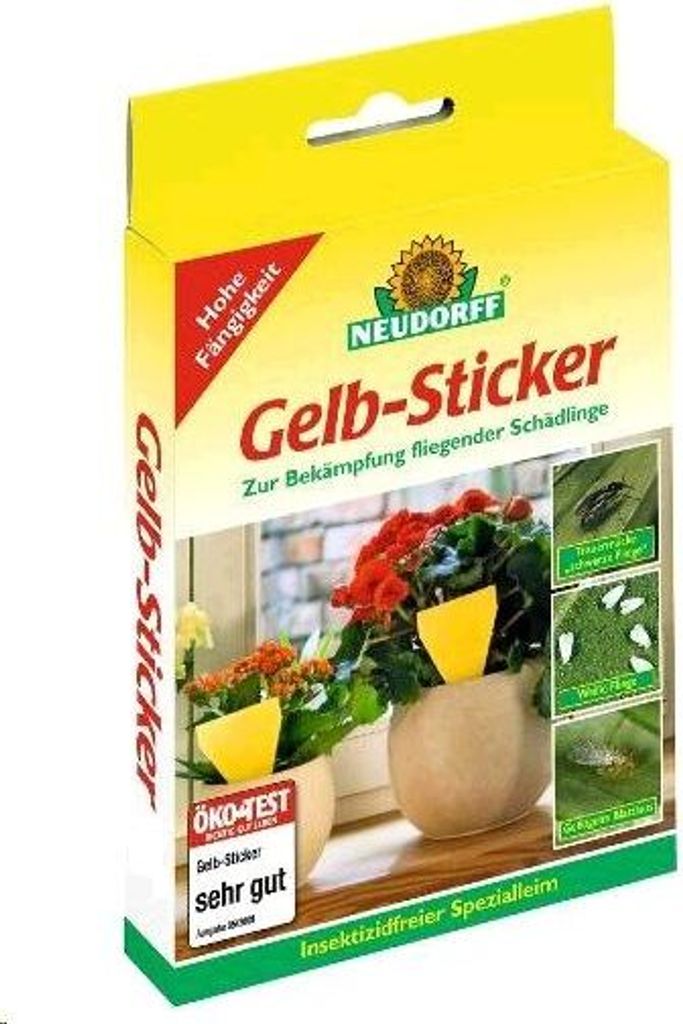 Neudorff Gelb-Sticker 10 Stück Produktbild 35