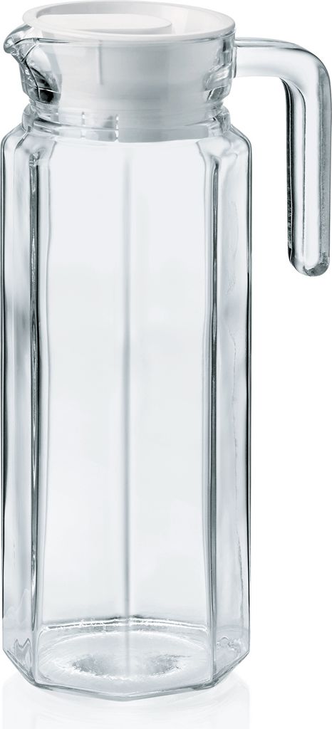 Skleněný džbán / karafa s víkem 1 litr Obrázek produktu 
